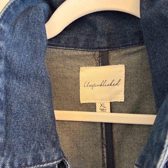 Unpublished Jean Jacket - Picture 2 of 9